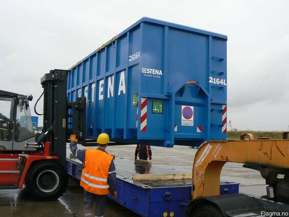 Krokcontainers , dumpers. Container
