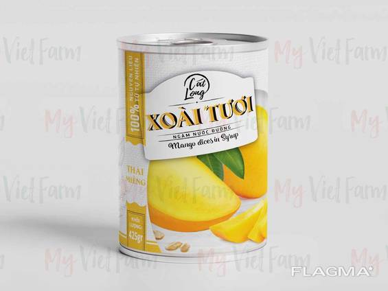 Mango in light syrup from the manufacturer