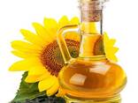 Refined and crude sunflower oil