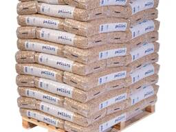 Wood pellets, premium quality, ena1 approved, in 15kg bags